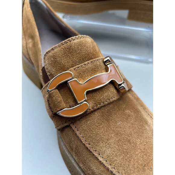 Ron White Hoda Women's Suede, Loafers HorseBit Buckle Cognac Size 40 (9) - Picture 5 of 12
